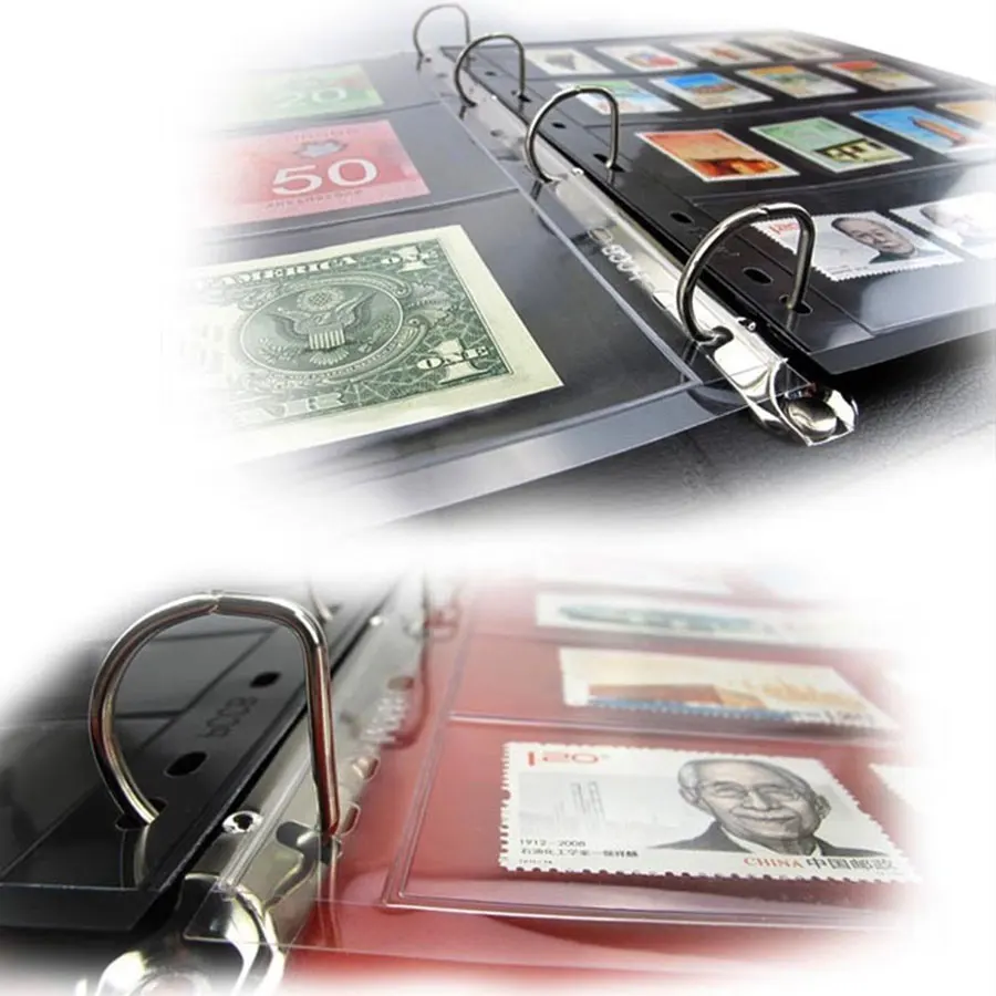 10 шт./лот почтовый штамп альбом 6/7 рядов 4/8 карманов маркеры для монет памятные