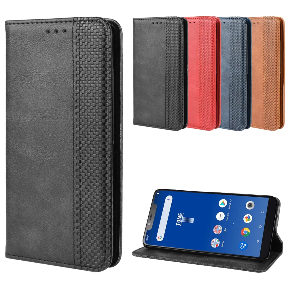 Магнитный чехол для Oukitel C17 Pro Чехол Флип кожаный телефона Coque|Чехлы-книжки| |