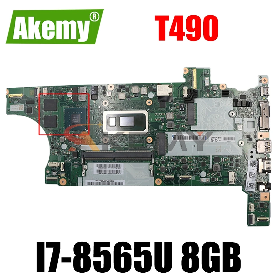 

Lenovo Thinkpad T490 i7-8565U 8GB Ram Laptop Motherboard FRU 5B20W75943 5B20W75950 5B20W75971 02HK940 02HK26 01YT354 01YT338