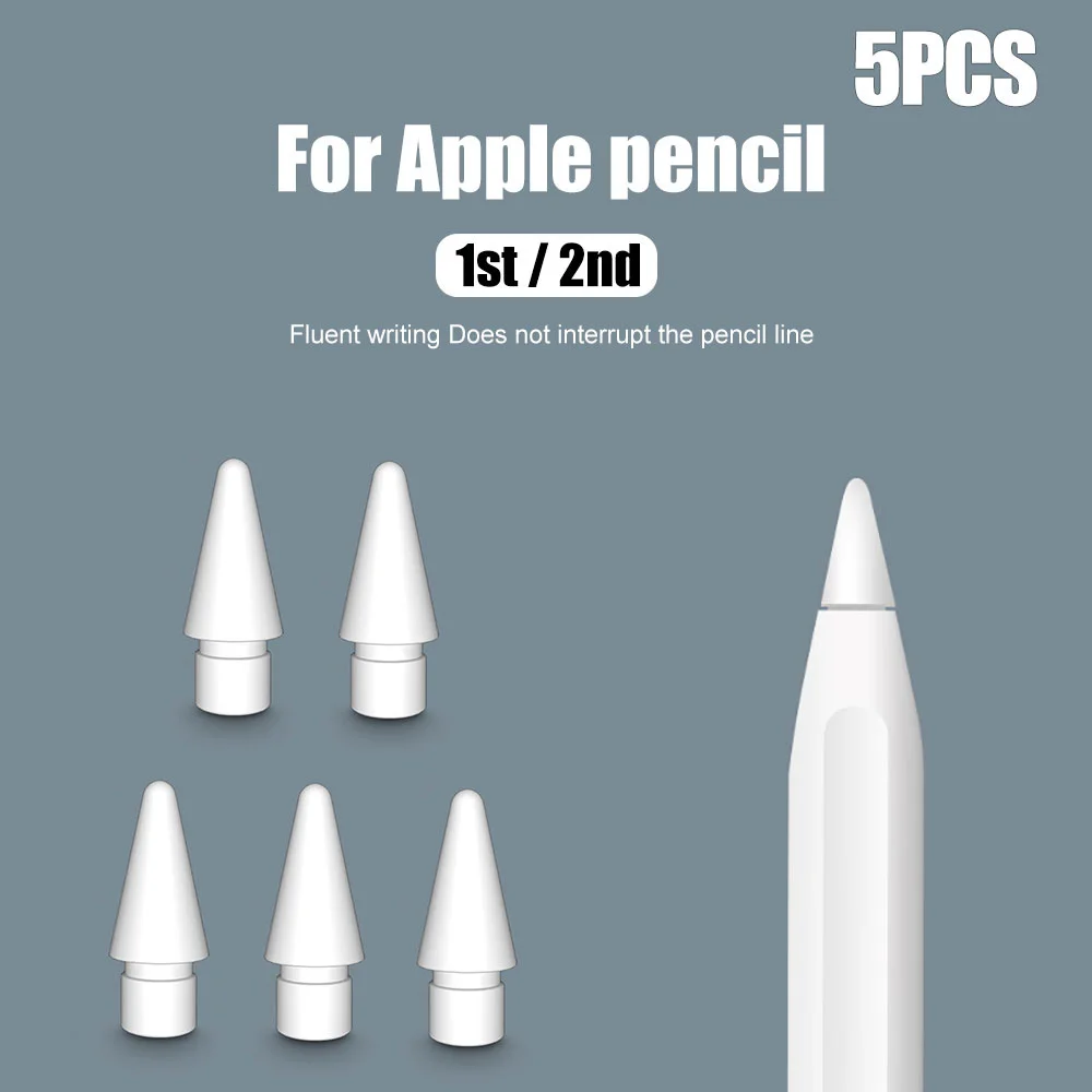 

5 шт., сменные наконечники для карандаша Apple 1-го 2-го поколения