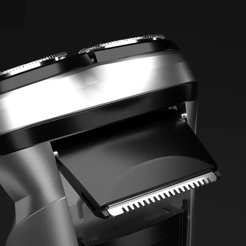 

USB Charging 3D Electric Shaver 3 Head Rotary Washable Razor Men Beard Trimmer
