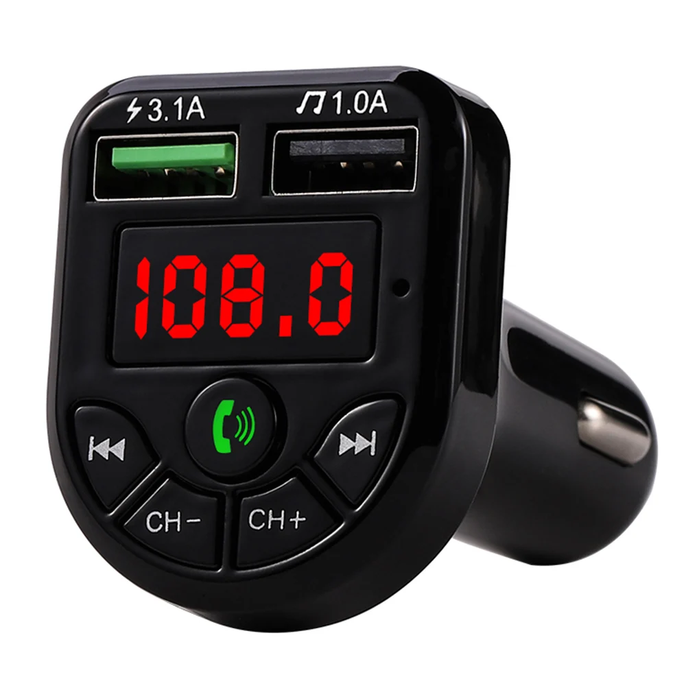 

Автомобильный FM-трансмиттер с двумя USB-портами, 5,0 А, 1 А