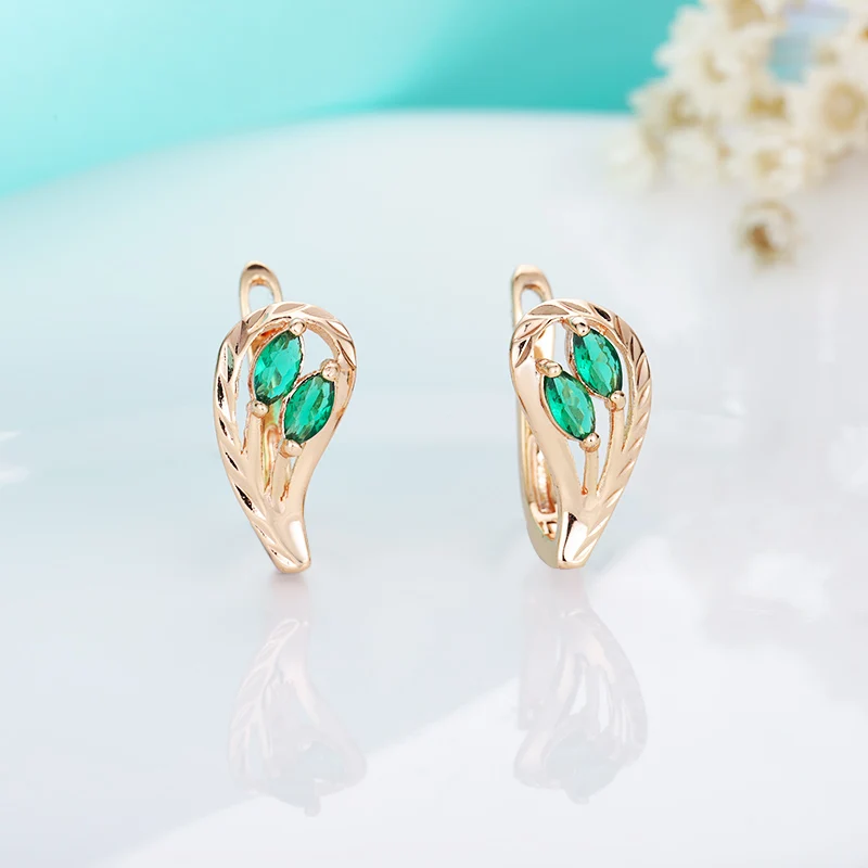 2-gold MAIKALE, модные маленькие серьги-гвоздики для женщин, красные/синие/черные/зеленые/фиолетовые серьги с кубическим цирконием, полые корейские ювелирные изделия с цветком - Окраска металла: 2-gold