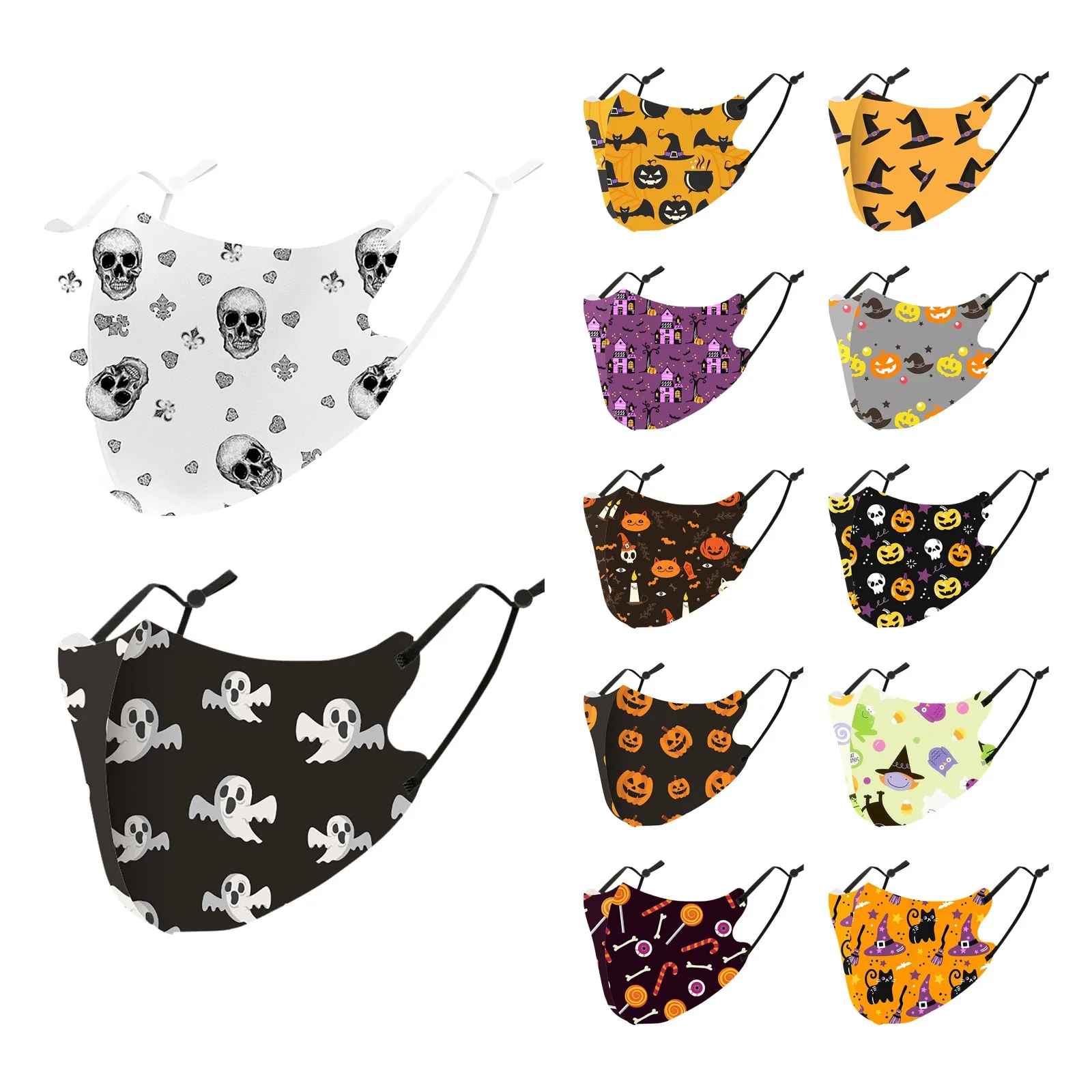 Маска Для взрослых маскарадный костюм на Хэллоуин моющаяся многократная Лица