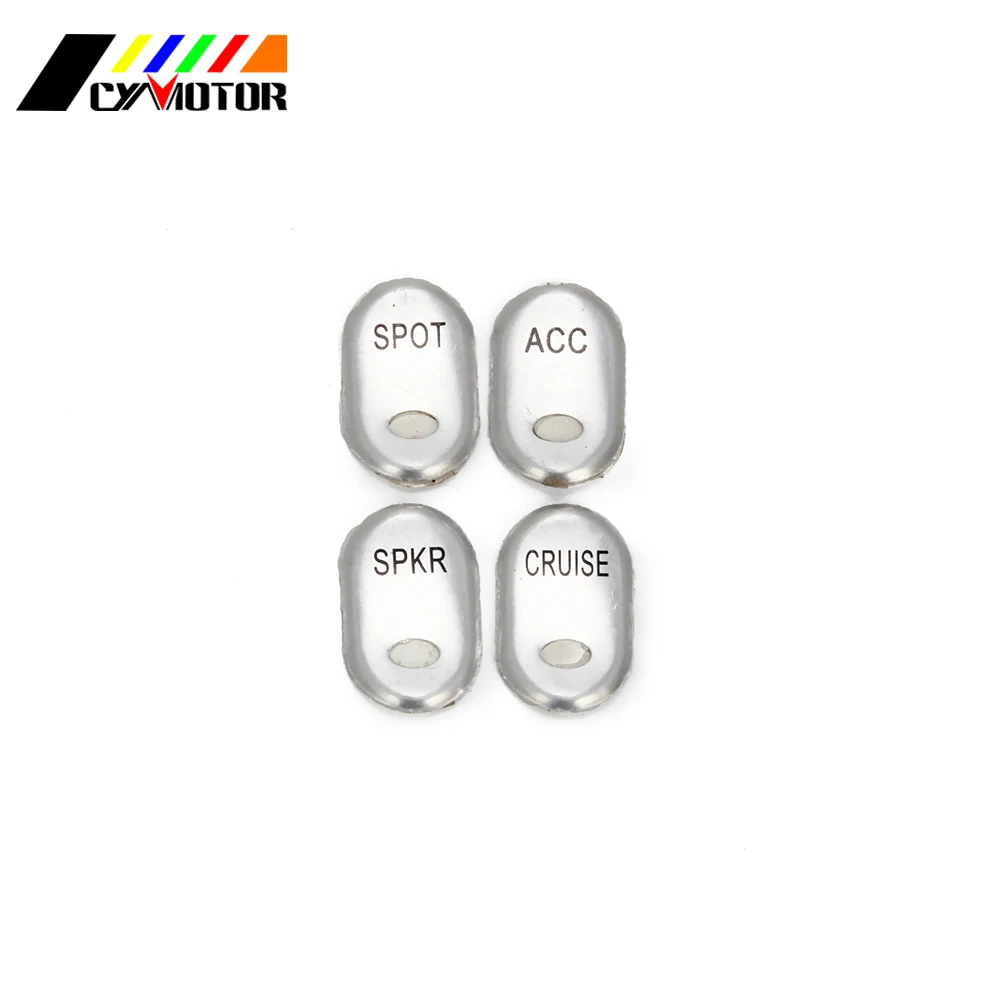 4х мотоциклетные Фотоэлементы с кнопками колпачки подходят для Harley Tri Glide Ultra Classic