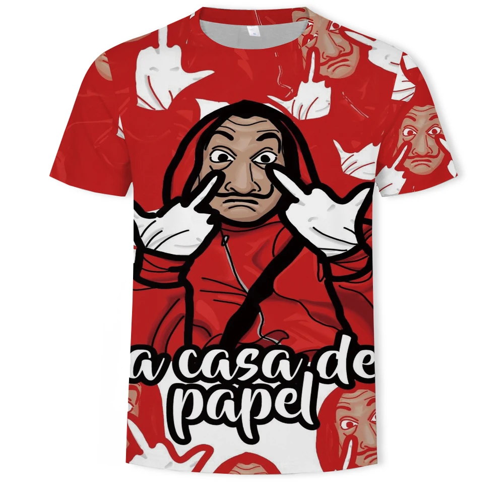 

Men's Clothing 2021 New Men's Summer Clown Printed Men's Short Sleeve T-shirt 3D Printing T-shirt Casual Breathable Fun T-shirt