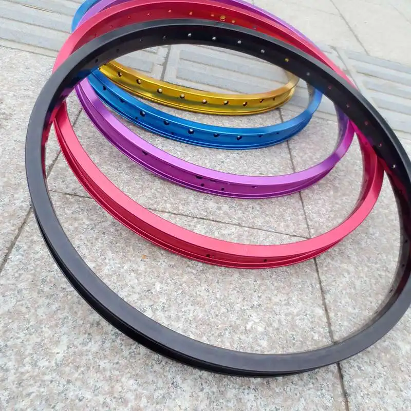 Колеса Bmx 20 дюймов 36 отверстий двухслойный велосипедный обод для фиксированная