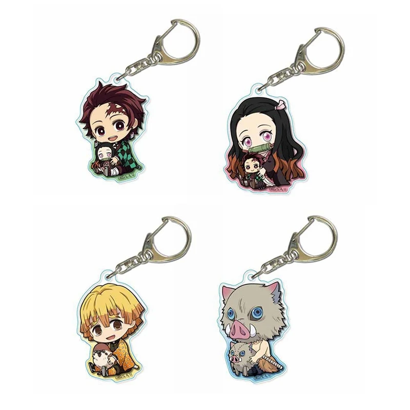 Цельнокроеное платье с рисунком из аниме Демон убийца: Kimetsu без Yaiba брелки