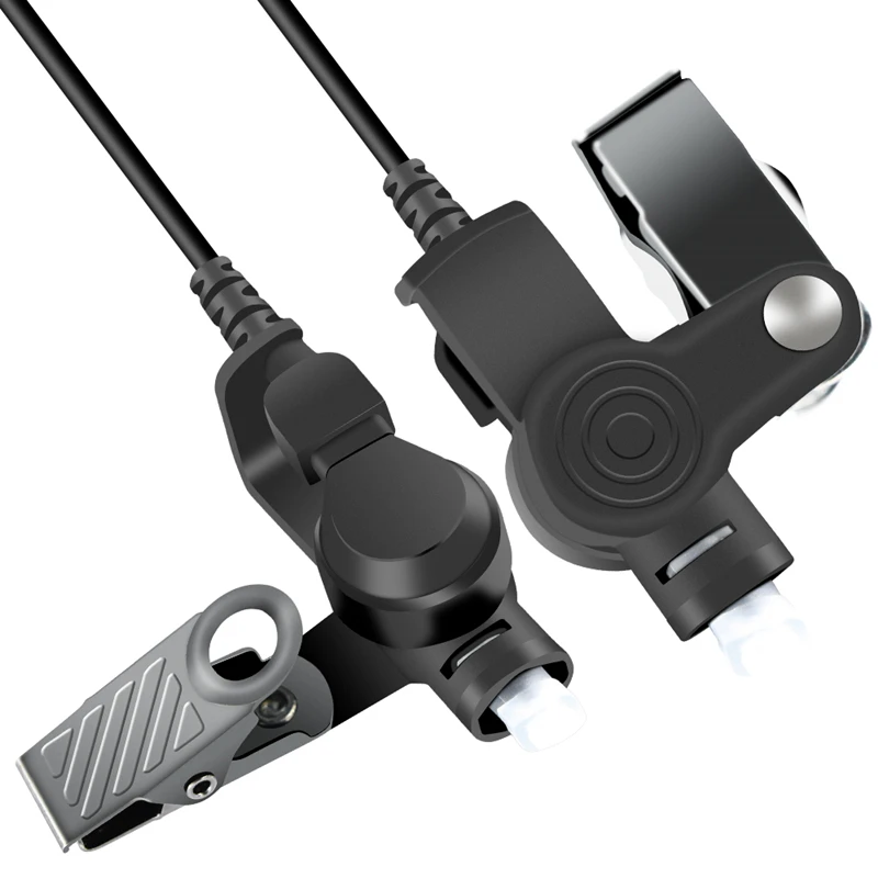 Single Wire Earpiece Acoustic Tube Surveillance Headset with PTT Mic for Motorola Radio CLP1010 CLP1040 CLP1060 Replace HKLN4487