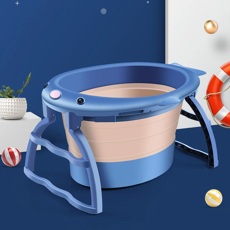 Детская ванна складное ванночное ведро детская ванночка для купания лежащая |