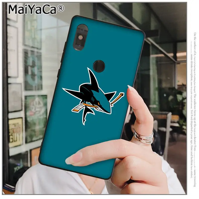 A7 Чехол для телефона MaiYaCa San Jose Sharks высокого качества для xiaomi mi 6 8 se note2 3 mi x2 redmi 5 5plus note 4 5 5 - Цвет: A7