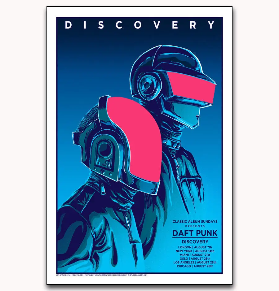 MQ1329 Daft Punk The Weeknd Starboy рэп хип-хоп Музыка Горячая новинка художественный плакат Топ Шелковый светильник холст домашний декор Настенная картина печать