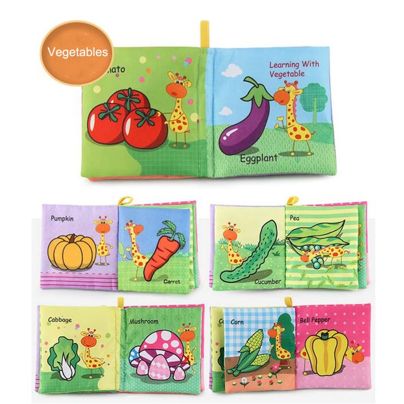 

Baby Rattles Mobiles Toy Soft Animal Cloth Book Newborn Stroller Hanging Toy Bebe Early Learning Educate Baby Toys