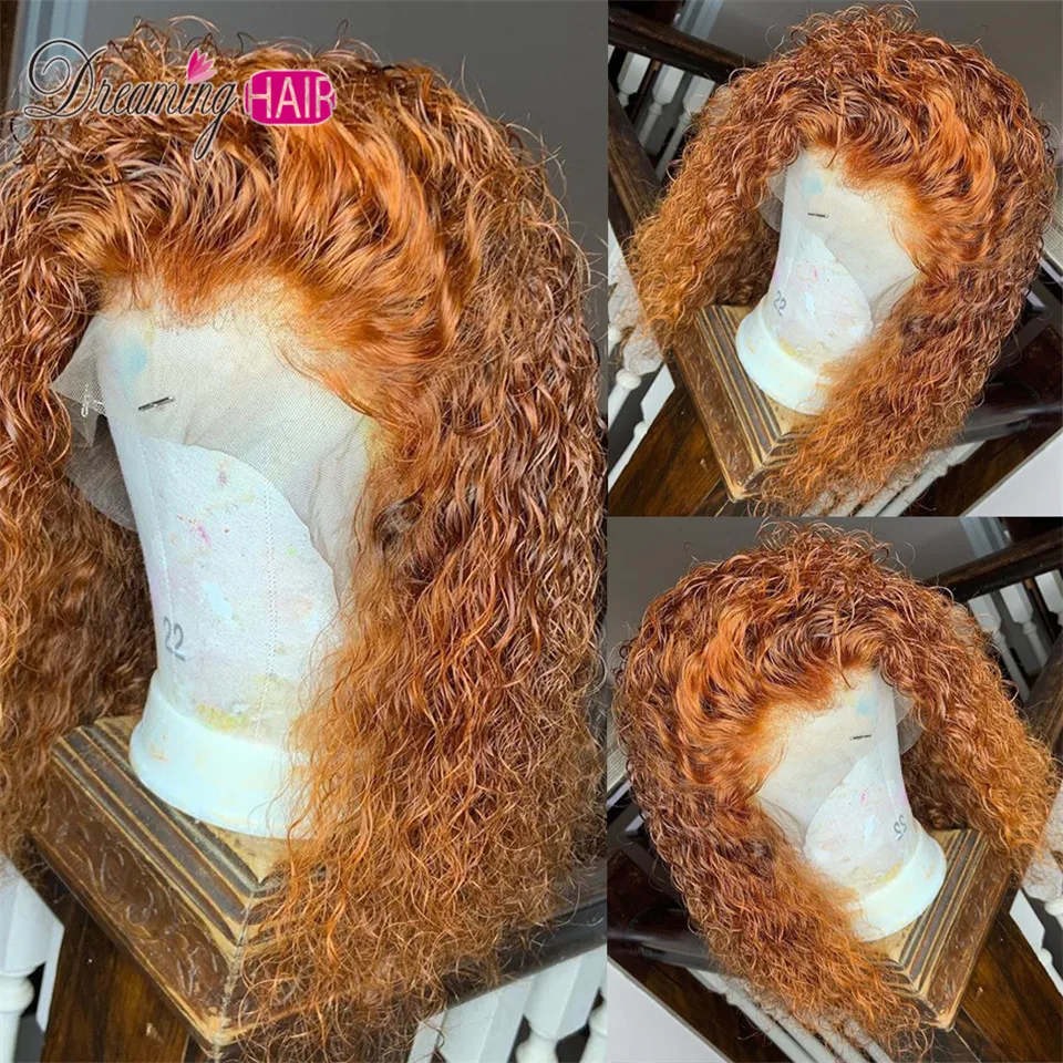 13x6 150% Ombre цвет вьющиеся человеческие волосы фронта шнурка парики с детскими