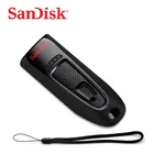 Двойной Флеш-накопитель SanDisk оригинальный FlashDrive USB3.0 CZ48 флеш-накопитель 256 ГБ 128 Гб 64 ГБ 32 ГБ оперативной памяти, 16 Гб встроенной памяти, 512g 100 мс Крошечный Pendrive Memory Stick устройства хранения данных