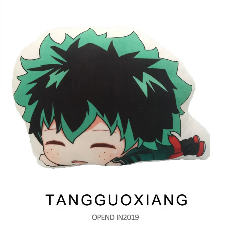 35cm My Hero Academia Pillow Soft Stuffed Plush Toys Cute Anime Bakugou Katsuki Todoroki Shoto Midoriya Izuku Bolster Boku Gifts | Игрушки и