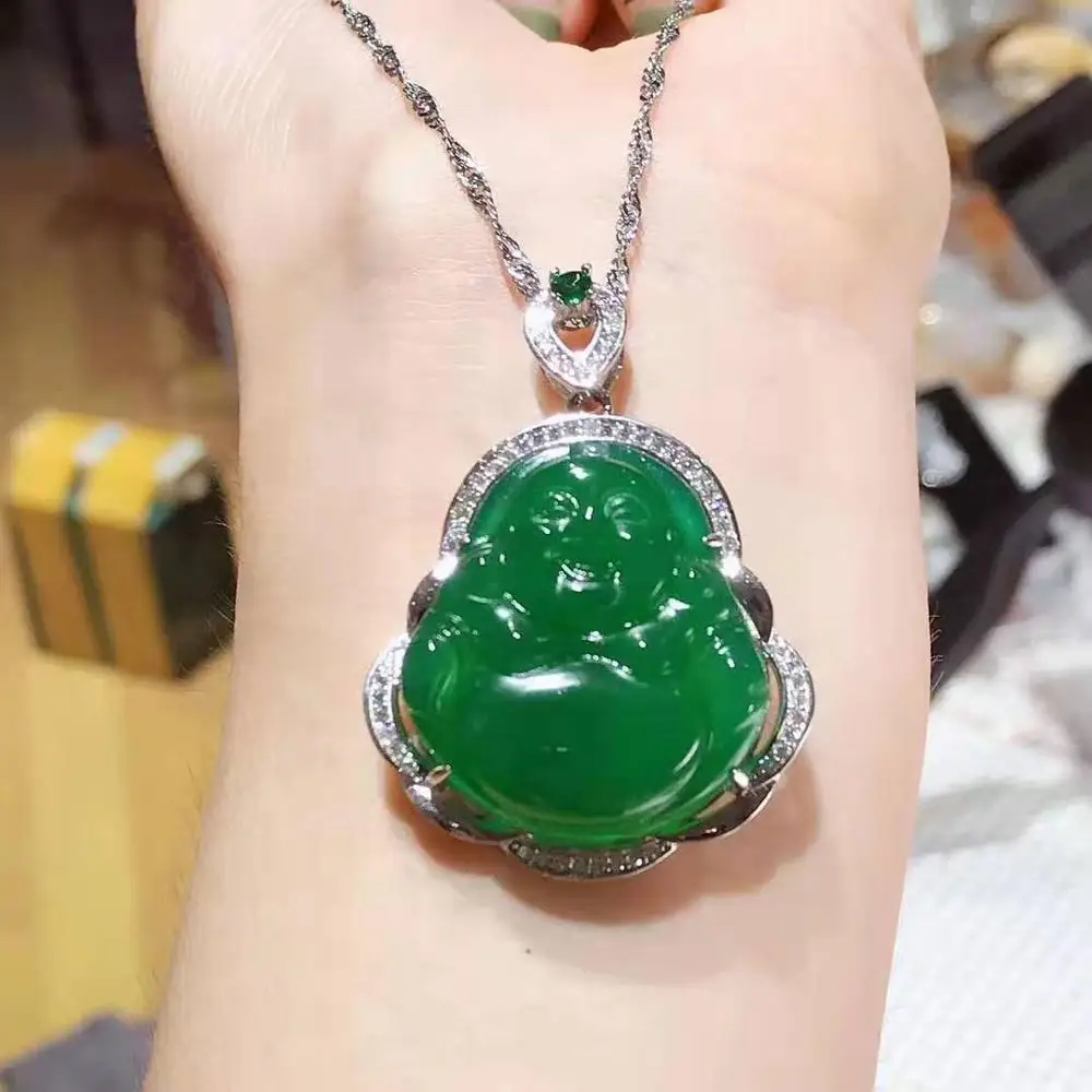 Набор халцедонов из трех предметов Цепочки и ожерелья 925 Серебряный