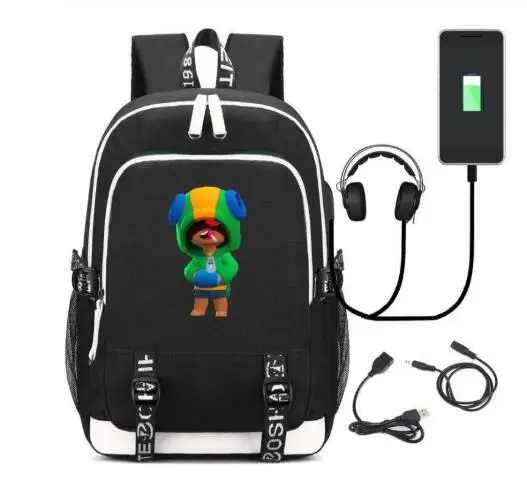 Leon игровая детская сумка рюкзак Usb зарядка школьная студенческая 3D печать для