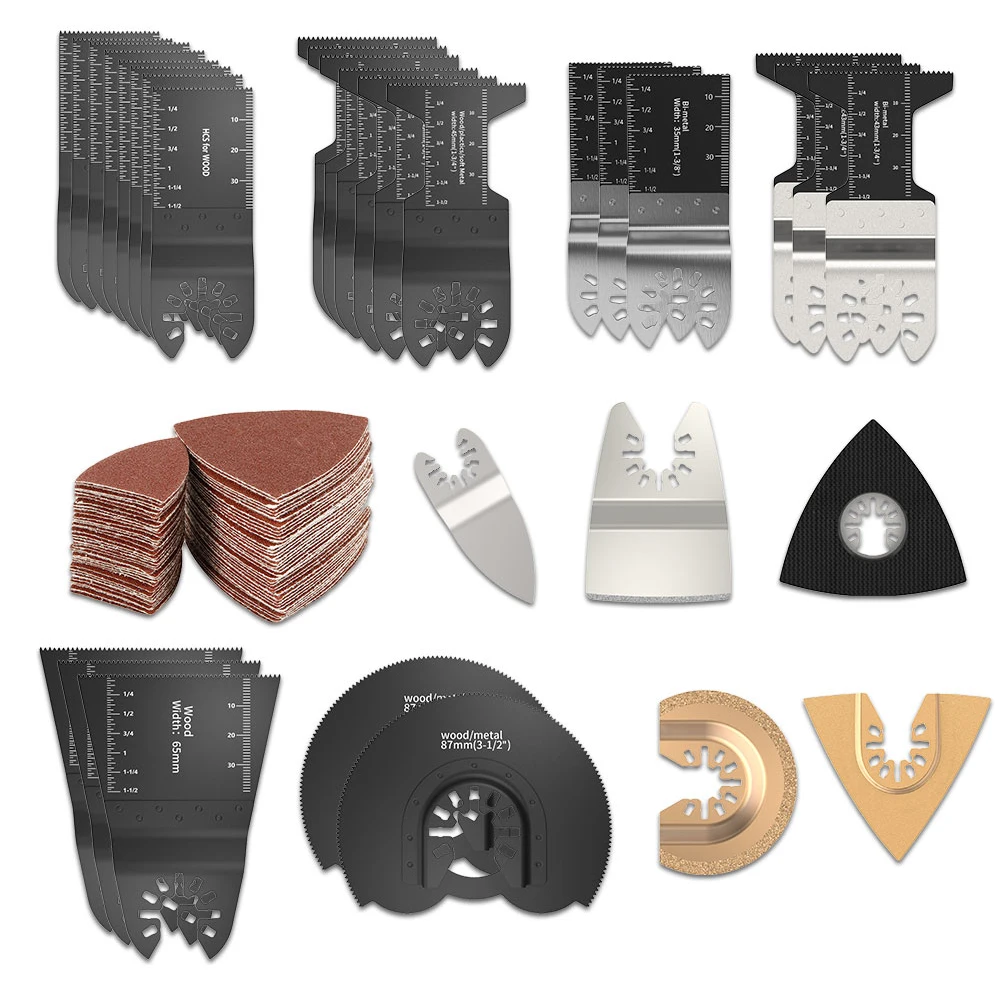 108pcs Oscillating Tool Blades High Quality Multi Saw for Cutting Wood Tools Garden Accessories | Инструменты