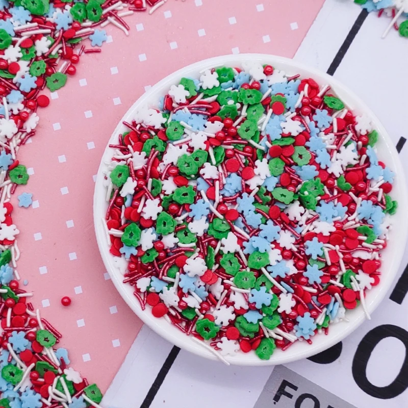 Рождество для украшения с помощью сахара посыпать Перл сахар мяч помадка Diy