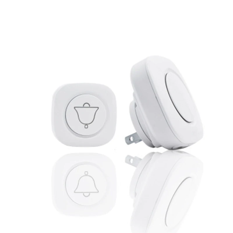 Беспроводной дверной звонок 100 дБ для домашней безопасности водонепроницаемый