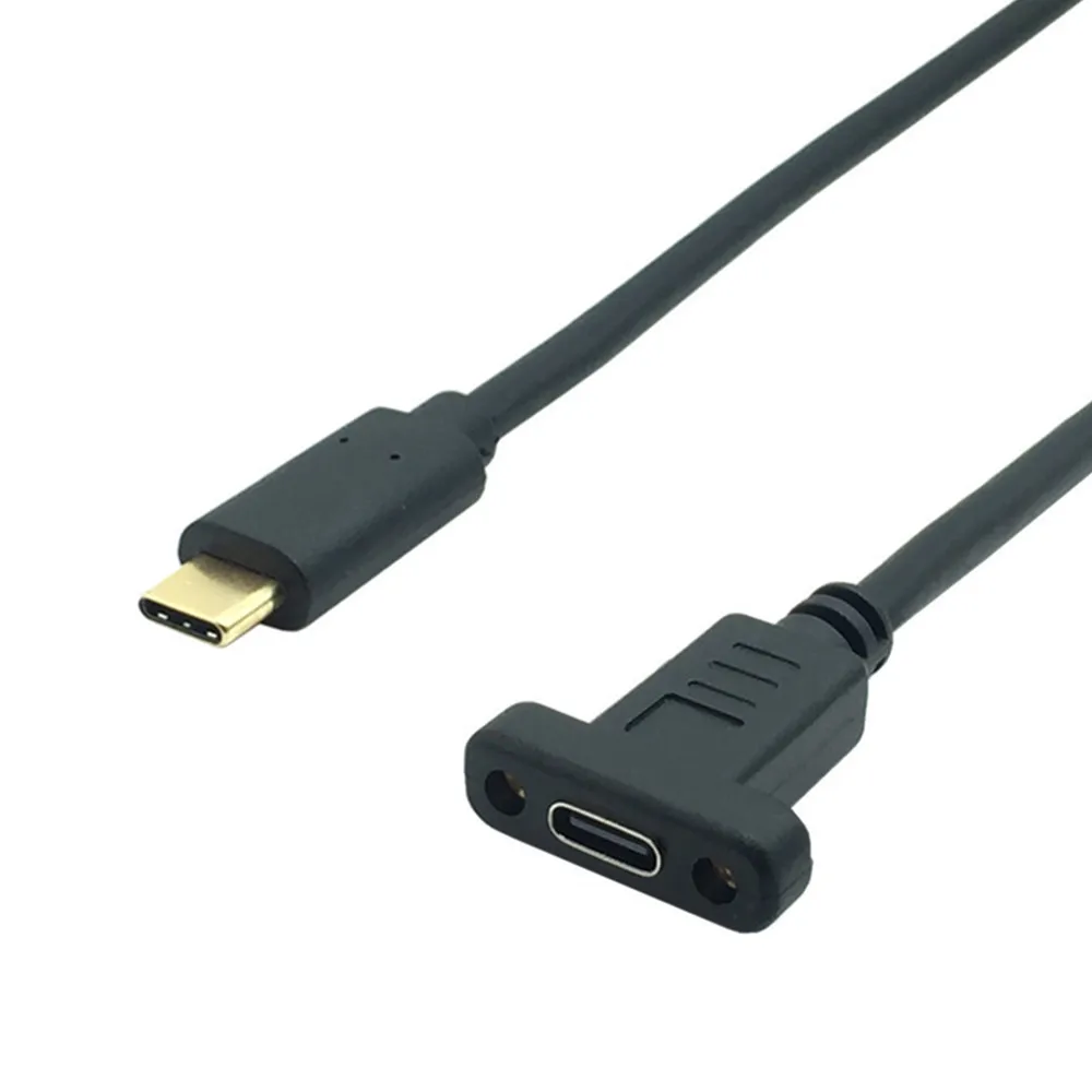 Удлинительный кабель USB C 3 1 для передачи данных и видеосъемки Type штырь гнездо с