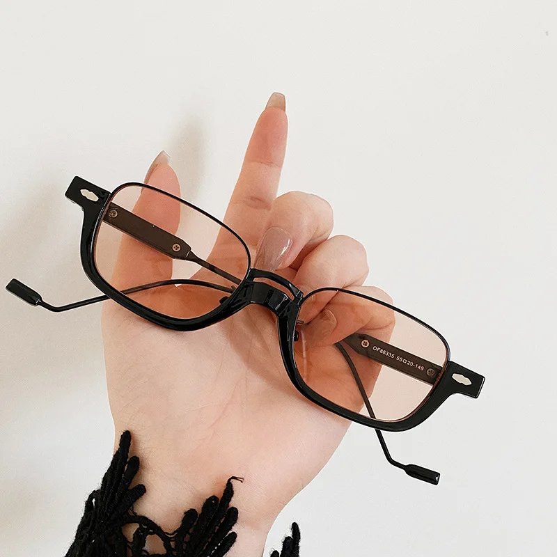 

Vintage Half Frame Cat Eye Sunglasses Clear Lens Rhinestone Decoration Classic Sun Glasses Luxury Brand Designer Sexy Shades