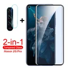 Защитное стекло для экрана и объектива камеры Honor 20, 20S, 20 Pro