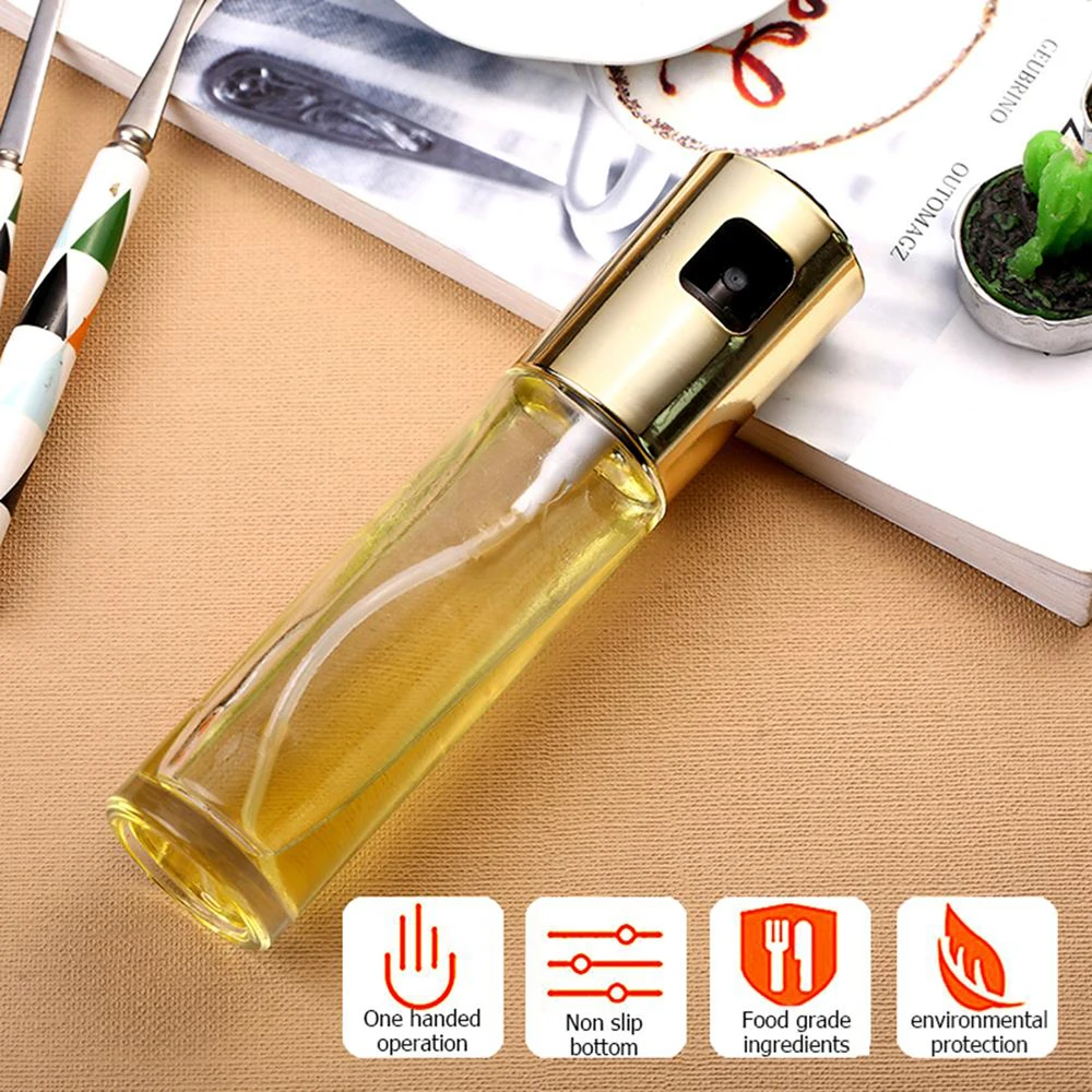 

Kitchen Baking Oil Cook Oil Spray Empty Bottle Frying, Salad,Stainless steel Sprayers Food-grade Cooking Spray Tool Salad BBQ Bo