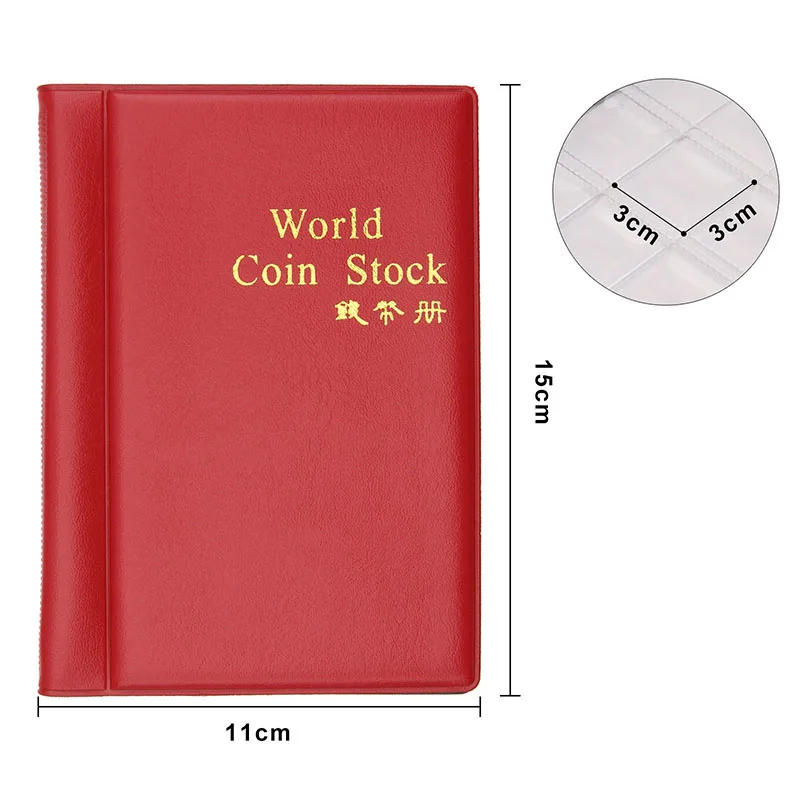

120 Pcs Coins Storage Books Multi-Color Commemorative Coin Collection Album Holders For Household Storage Collection Supplies