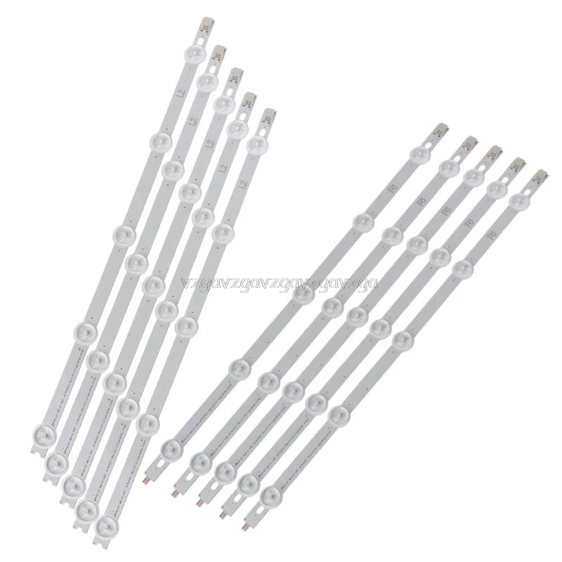 

10pcs/set LED Backlight Strip 5 and 5 Lamps Bar For LG 42LN Inch TV 42LN540V O30 19 dropship