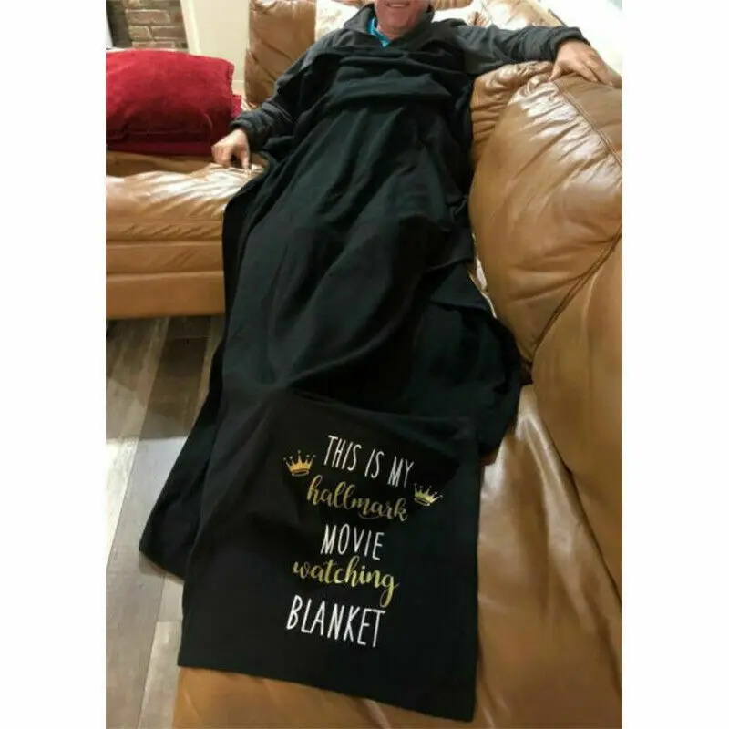 Новейшее рождественское мягкое одеяло для просмотра фильмов забавный подарок на