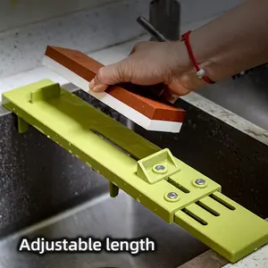 whetstone sink rack sharpening stone holder adjustable bridge kitchen knife sharpener accessories grinder tools machine gadgets free global shipping