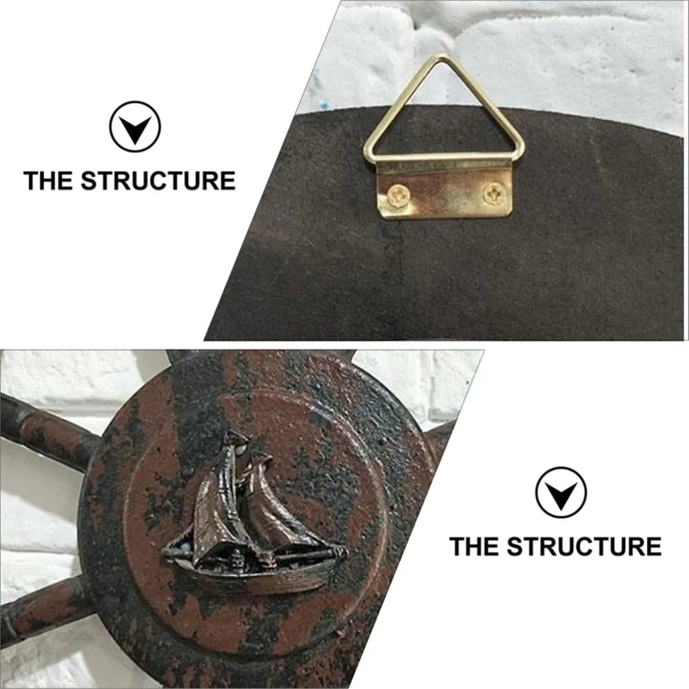 

1Pc Mediterranean Style Ship Rudder Wall Hanging Adornment (Assorted Color)