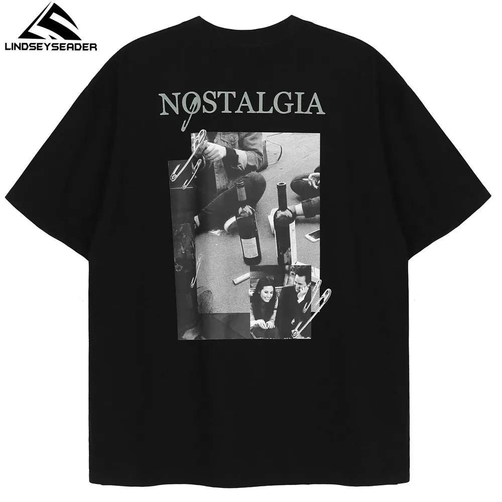 Линдси сидер Мужская футболка в стиле хип хоп объемным принтом 2021 повседневные