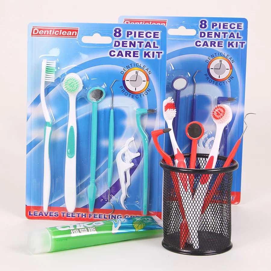 Набор зубной щетки для ухода за полостью рта 8 шт./компл. | Красота и здоровье