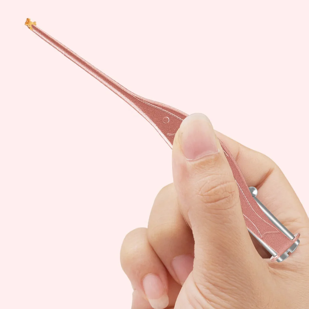 Kides-linterna LED port&aacute;til de acero inoxidable para ni&ntilde;os y adultos, removedor de cera de o&iacute;do, limpiador de oreja, suministro para el cuidado del beb&eacute;-4