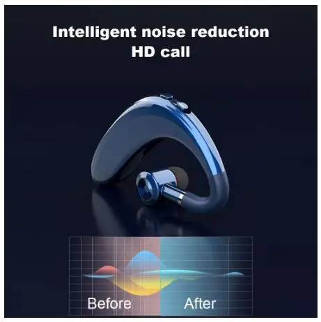 Lyenn Wireless Bluetooth Earphone Sport Stereo Headset Hands Free Calling Ear Hook with Mic for All Smart Phone Driving | Электроника