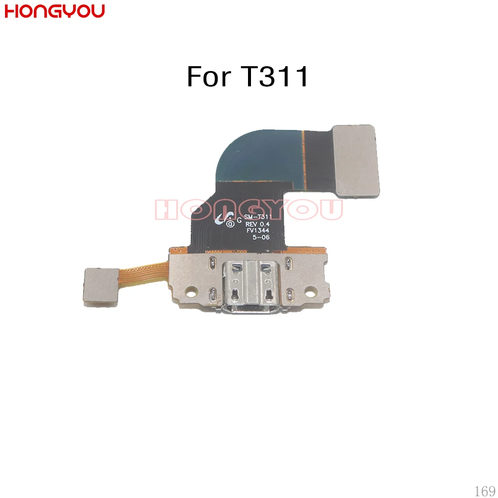 10 шт./лот для Samsung Galaxy Tab 3 10. 0 T311 SM-T311 USB-коннектор док-станции гибкий кабель разъем