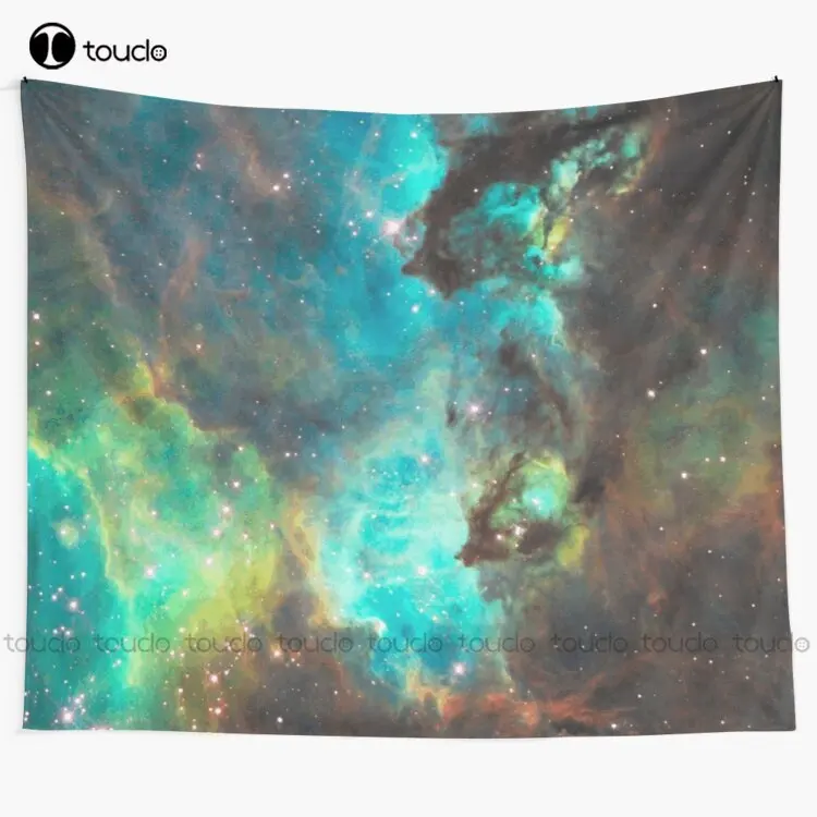 

Green Galaxy Vintage Vector Funny Cool Tapestry Huge Wall Tapestry Blanket Tapestry Bedroom Bedspread Decoration Wall Covering