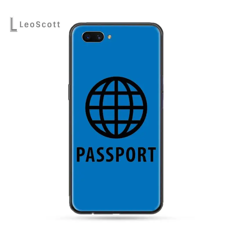 

Algerian Passport travel red Phone Case For OPPO F 1S 7 9 K1 A77 F3 RENO F11 A5 A9 2020 A73S R15 REALME PRO