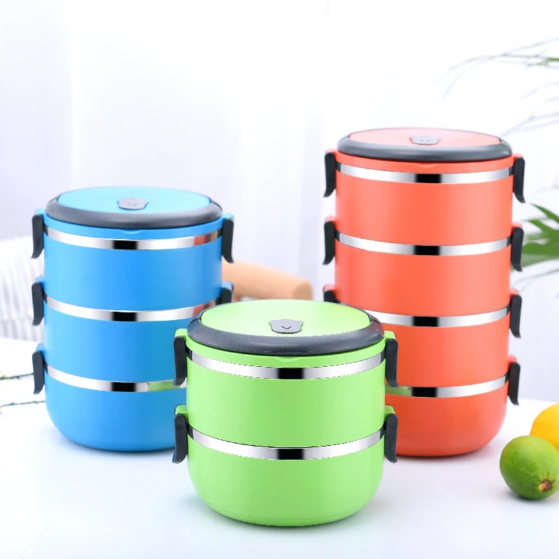 700 мл школы Коробки для обедов Нержавеющая сталь бенто ланч бокс термос Еда