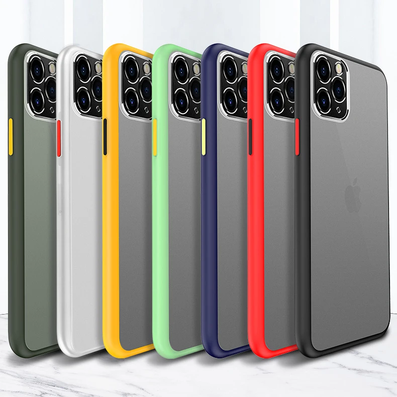 Ультратонкий гибридный защитный бампер из ТПУ для iphone 7 8 Plus X XS Max XR 11 Pro | Мобильные