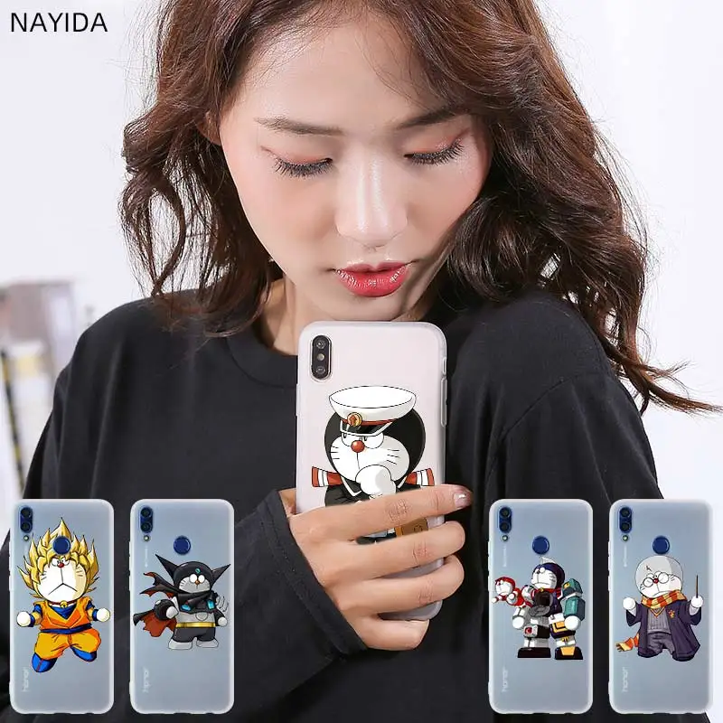Роскошный мягкий чехол для Huawei Honor 30 20 Pro 10 9 9X Lite 10i 9a 8a 7a 30s Doraemon cos | Мобильные