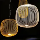 Современные подвесные светильники Foscarini, светодиодная лампа на спицах 12 светодиодный освещение для птичьей клетки для гостиной, столовой, комнатное освещение