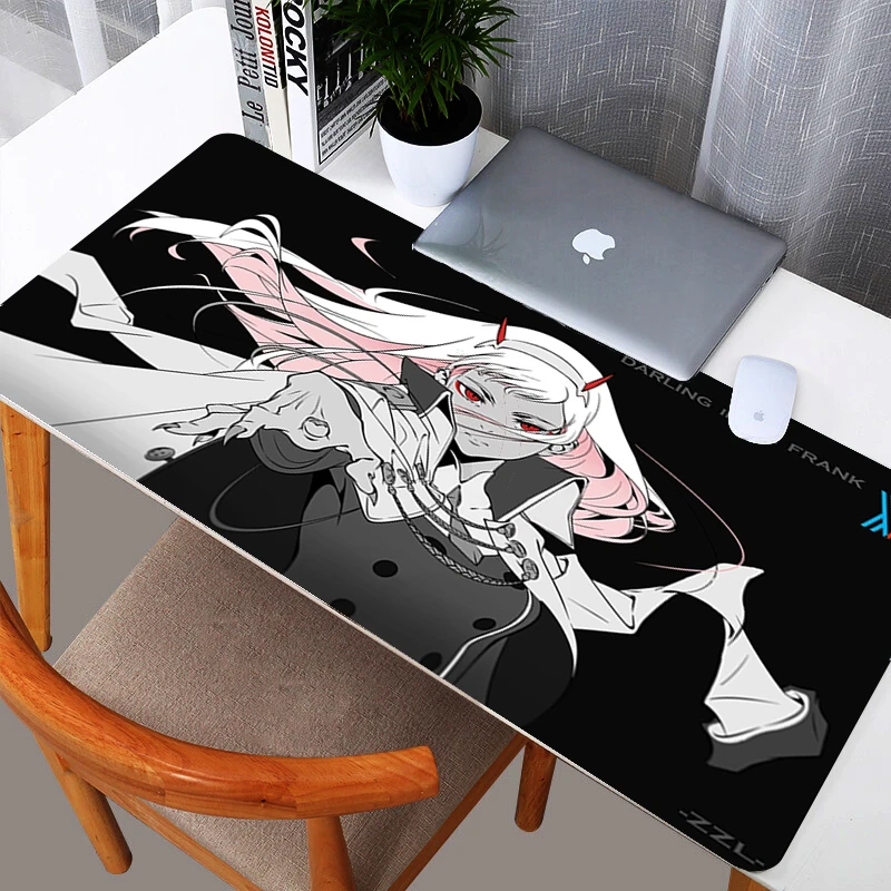 

Kawaii Zero Two Mouse Pad Soft Mat For Game Computer Cap Desk Mat Pads Non-Slip Rubbe PC Waterproof Office MousePad 90cm Length