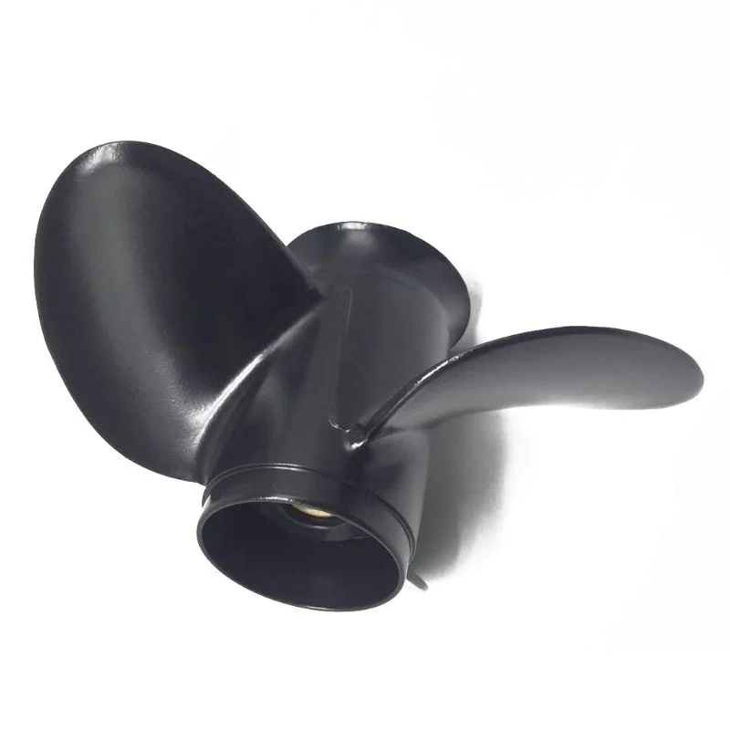 

Balck Aluminum Boat Outboard Propeller for Suzuki 9.9-15HP Black 3 Blades 10 Spline Tooth 9 1/4 x 11