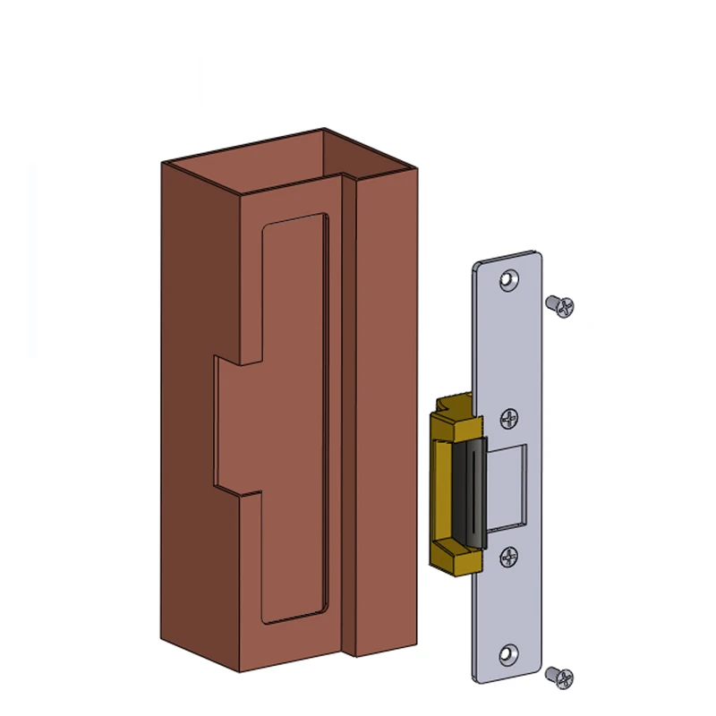 Блокировка Электрическая для дверей, узкий Электрический дверной замок для дома, офиса, дерева, металла, с защитой от пропусков, 12 В постоянн... от AliExpress WW