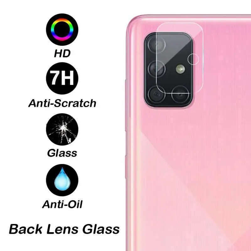 Закаленное стекло 2 в 1 9H для Samsung Galaxy A51 A71 защитная пленка объектива камеры A70 A50 A30