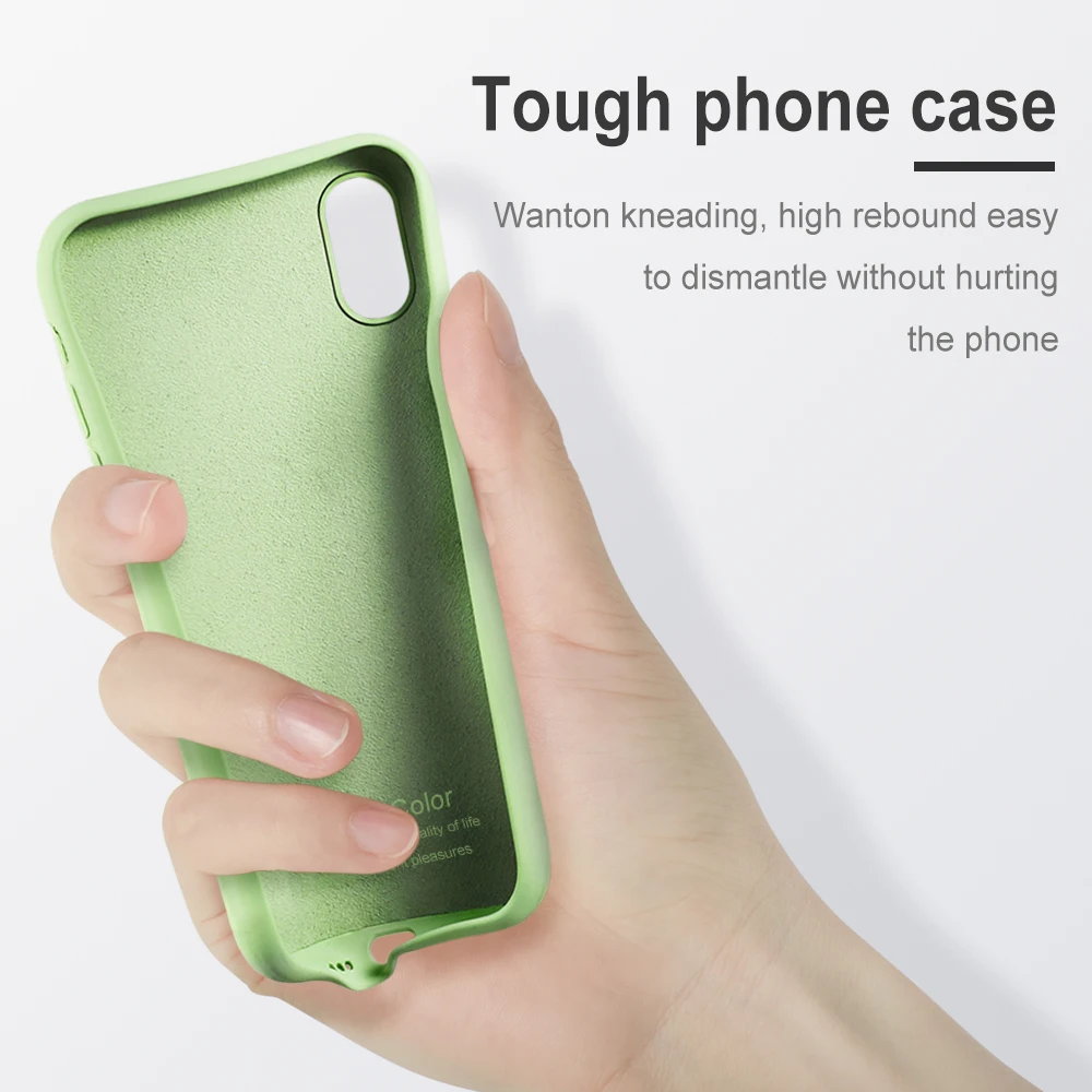 Мягкий гелевый резиновый полный защитный чехол Премиум жидкий силиконовый